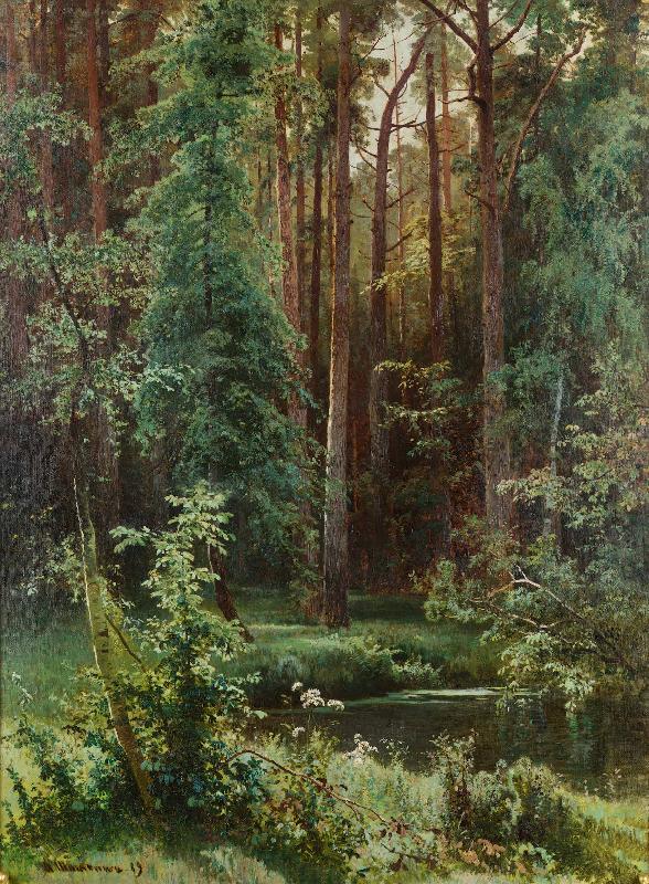 Ivan Shishkin Woodland Sweden oil painting art